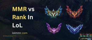 A featured image of Hidden MMR vs visible Rank in League of Legends